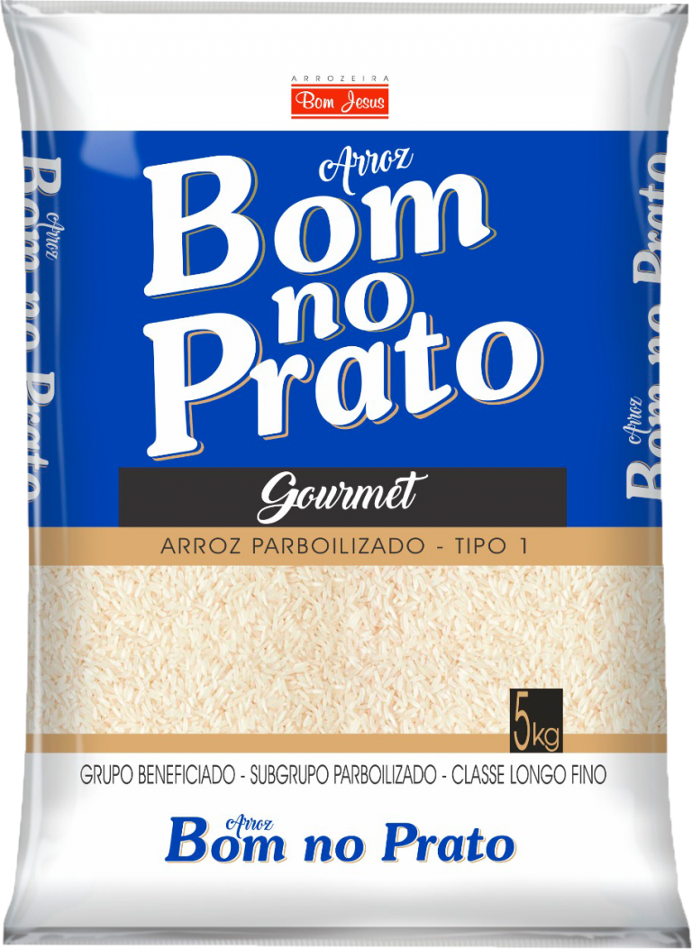 Produto: Arroz Parboilizado Bom No Prato | Arrozeira Bom Jesus